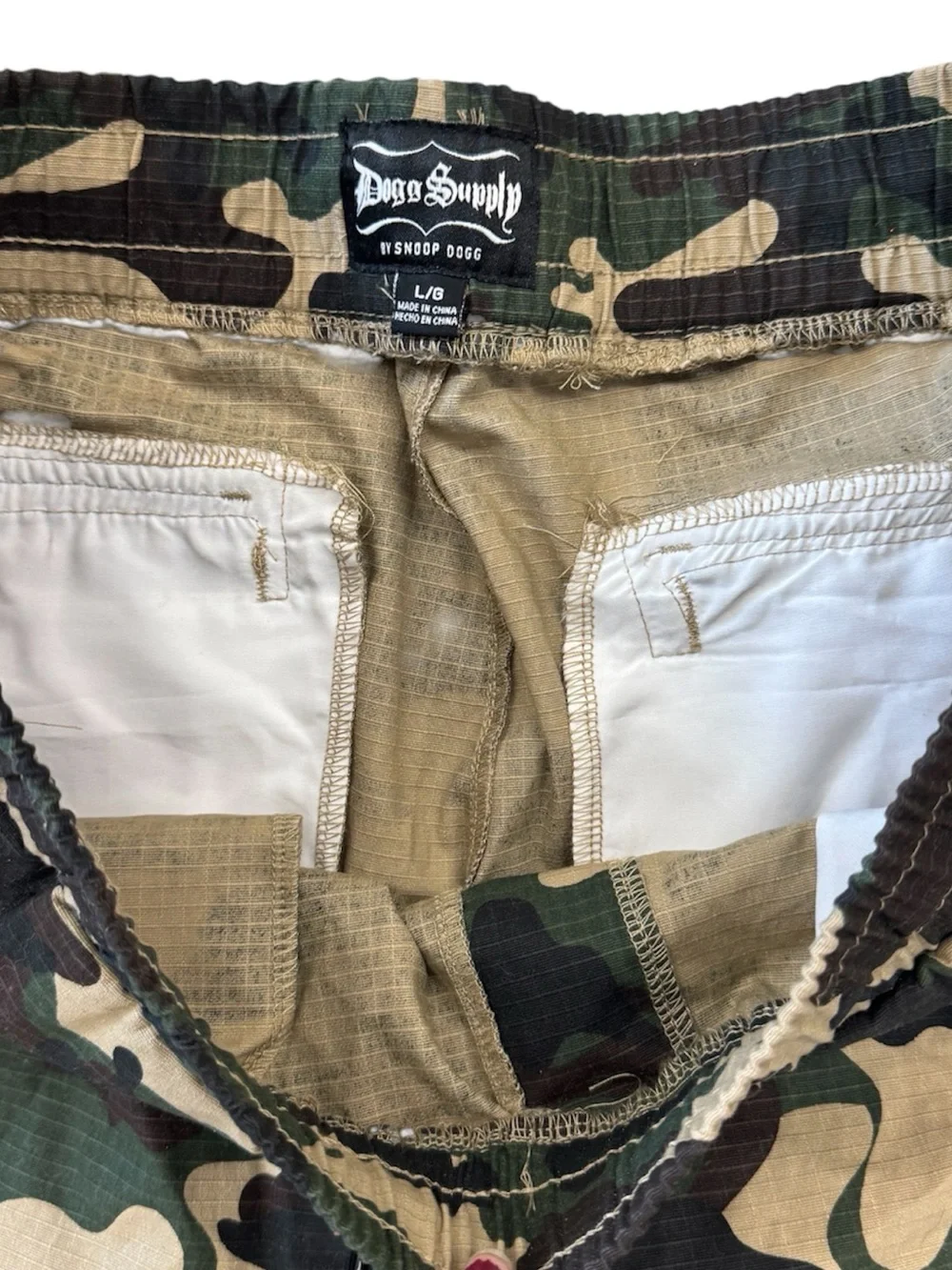 Men's Camouflage Cargo Pants - Green Camo